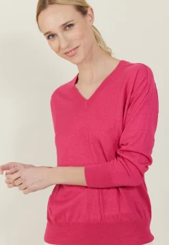 Montagut Linen cashmere hammer armholes sweater - Bailen