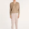 Montagut Linen cashmere hammer armholes sweater - Bailen