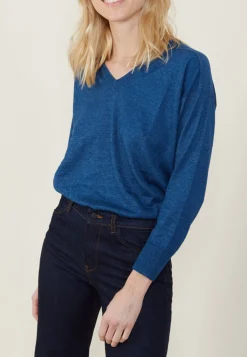 Montagut Linen cashmere hammer armholes sweater - Bailen