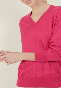Montagut Linen cashmere hammer armholes sweater - Bailen