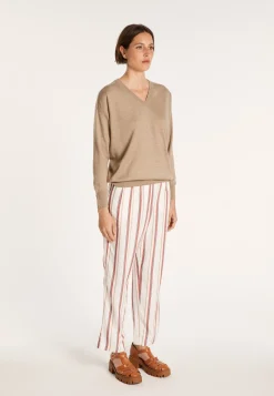 Montagut Linen cashmere hammer armholes sweater - Bailen