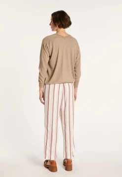 Montagut Linen cashmere hammer armholes sweater - Bailen