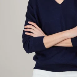 Montagut Linen cashmere sweater - Blondie