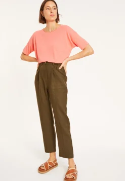 Montagut Linen pocket pants - Victoire