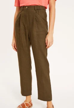 Montagut Linen pocket pants - Victoire