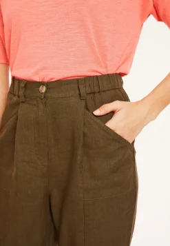 Montagut Linen pocket pants - Victoire