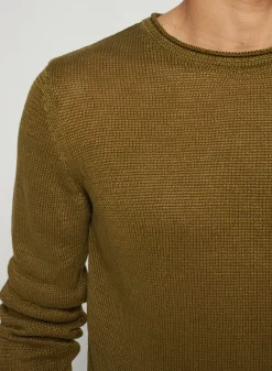 Montagut Linen round neck sweater - Rudy