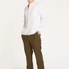 Montagut Linen shirt with tunisian collar - Dean