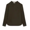 Montagut Linen shirt with tunisian collar - Romeo