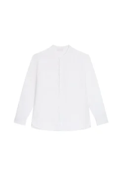 Montagut Linen shirt with tunisian collar - Dean
