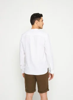 Montagut Linen shirt with tunisian collar - Romeo