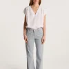 Montagut Linen V-neck T-shirt - Dala