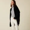 Montagut Long alpaca wool cardigan with balloon sleeves - Damy