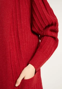 Montagut Long alpaca wool cardigan with balloon sleeves - Damy