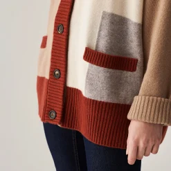 Montagut Long buttoned cashmere cardigan - Delia