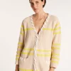 Montagut Long cardigan with cord - JOSHUA