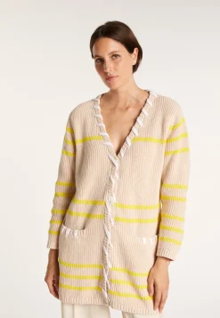 Montagut Long cardigan with cord - JOSHUA