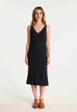 Montagut Long dress in organic cotton - Leah