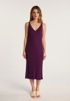Montagut Long dress in organic cotton - Leah