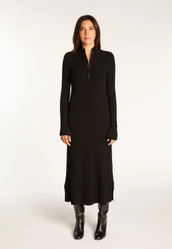 Montagut Long dress in wool blend - Renata
