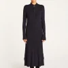 Montagut Long dress in wool blend - Renata