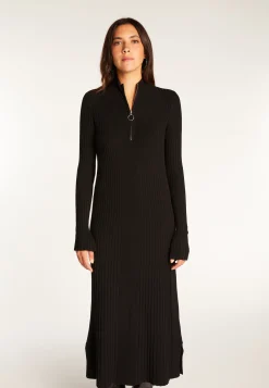 Montagut Long dress in wool blend - Renata