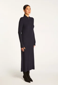Montagut Long dress in wool blend - Renata