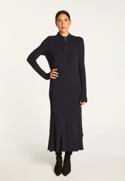 Montagut Long dress in wool blend - Renata