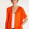 Montagut Long flamed linen cardigan - Cid