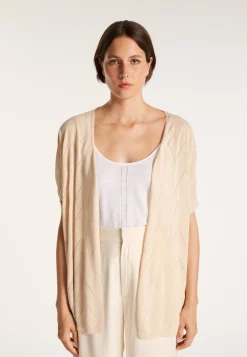 Montagut Long flamed linen cardigan - Cid