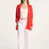 Montagut Long flamed linen cardigan - Naelle