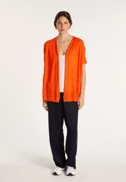 Montagut Long flamed linen cardigan - Cid