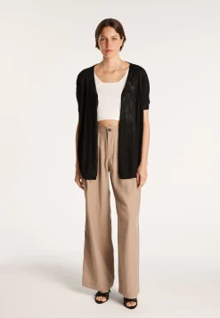 Montagut Long flamed linen cardigan - Cid