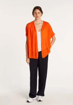 Montagut Long flamed linen cardigan - Cid