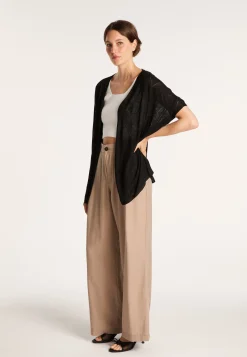 Montagut Long flamed linen cardigan - Cid