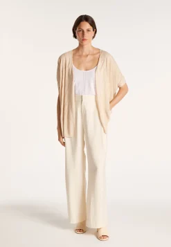 Montagut Long flamed linen cardigan - Cid