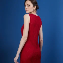 Montagut Long flamed linen dress - Come