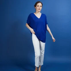 Montagut Long flamed linen T-shirt - Bil