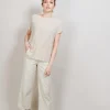 Montagut Long flamed linen T-shirt - Colinna