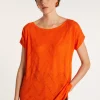 Montagut Long flamed linen T-shirt - Colinna