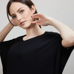 Montagut Long flamed linen T-shirt - Bil