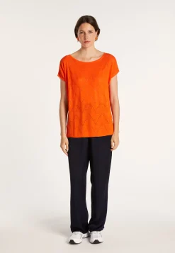 Montagut Long flamed linen T-shirt - Colinna