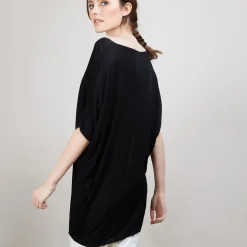 Montagut Long flamed linen T-shirt - Bil