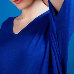 Montagut Long flamed linen T-shirt - Bil