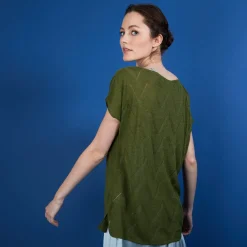 Montagut Long flamed linen T-shirt - Colinna