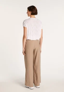 Montagut Long flamed linen T-shirt - Colinna