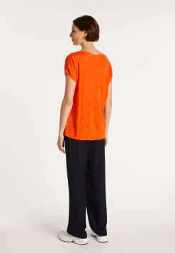 Montagut Long flamed linen T-shirt - Colinna
