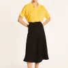Montagut Long flared skirt in cotton - Meredith