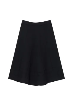 Montagut Long flared skirt in cotton - Meredith