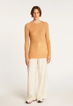 Montagut Long hemstitched jumper made of mohair - Emelin
